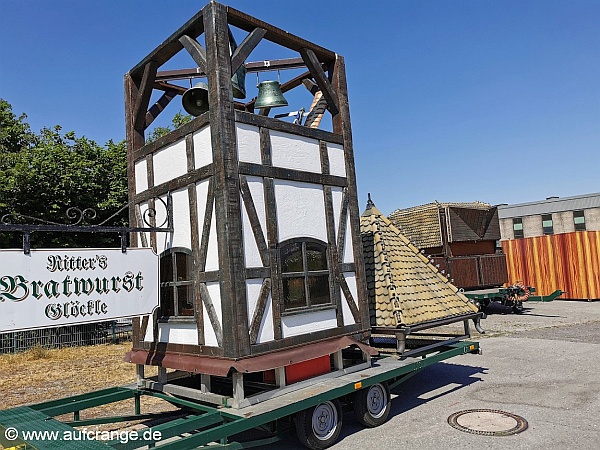 bilder aufbau cranger kirmes 14juni2023