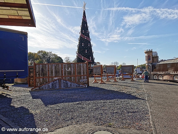 bilder aufbau cranger weihnachtszauber 26okt2024